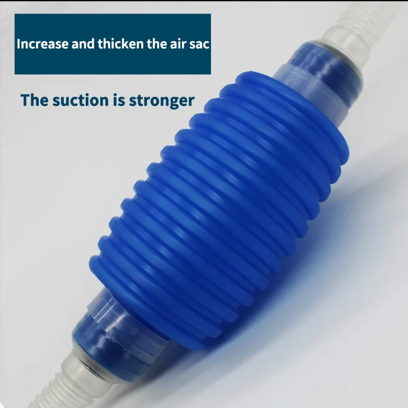 Aquarium Siphon Aquarium Siphon Vakuum Kies Wasserfilter Reiniger Siphon Pumpe manueller Reiniger Wechsler sicherer Staubsauger - imagen 4