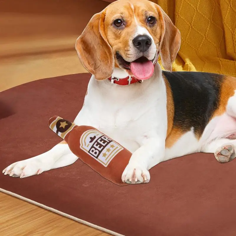 Botella de vino interactiva para perros pequeños, medianos y grandes, juguetes para cachorros - imagen 3