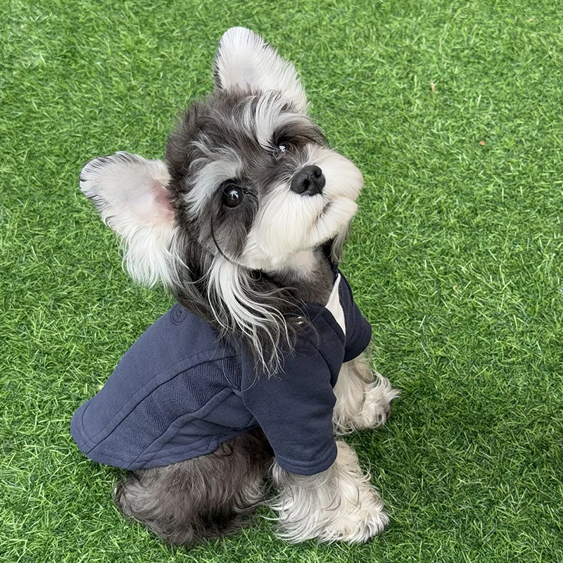 Ropa de moda para perros Chihuahua Yorkshire Frenchie Pugs Otoño Invierno primavera forro polar sudaderas con capucha para mascotas pequeñas y medianas - imagen 4