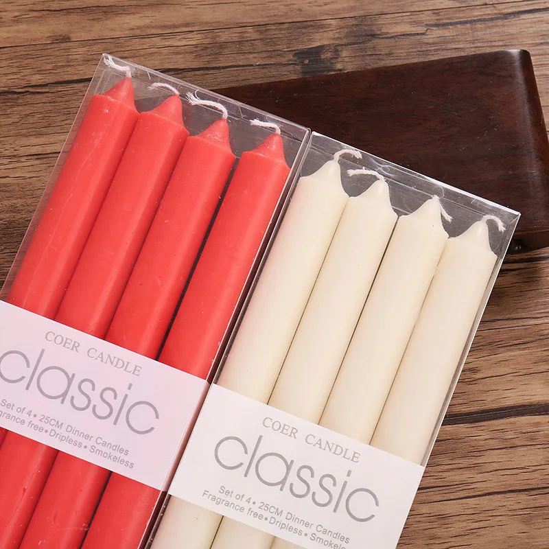 Candelabro roscado de colores, vela de estilo europeo, poste largo, decoración romántica para el hogar, cena, boda - imagen 4