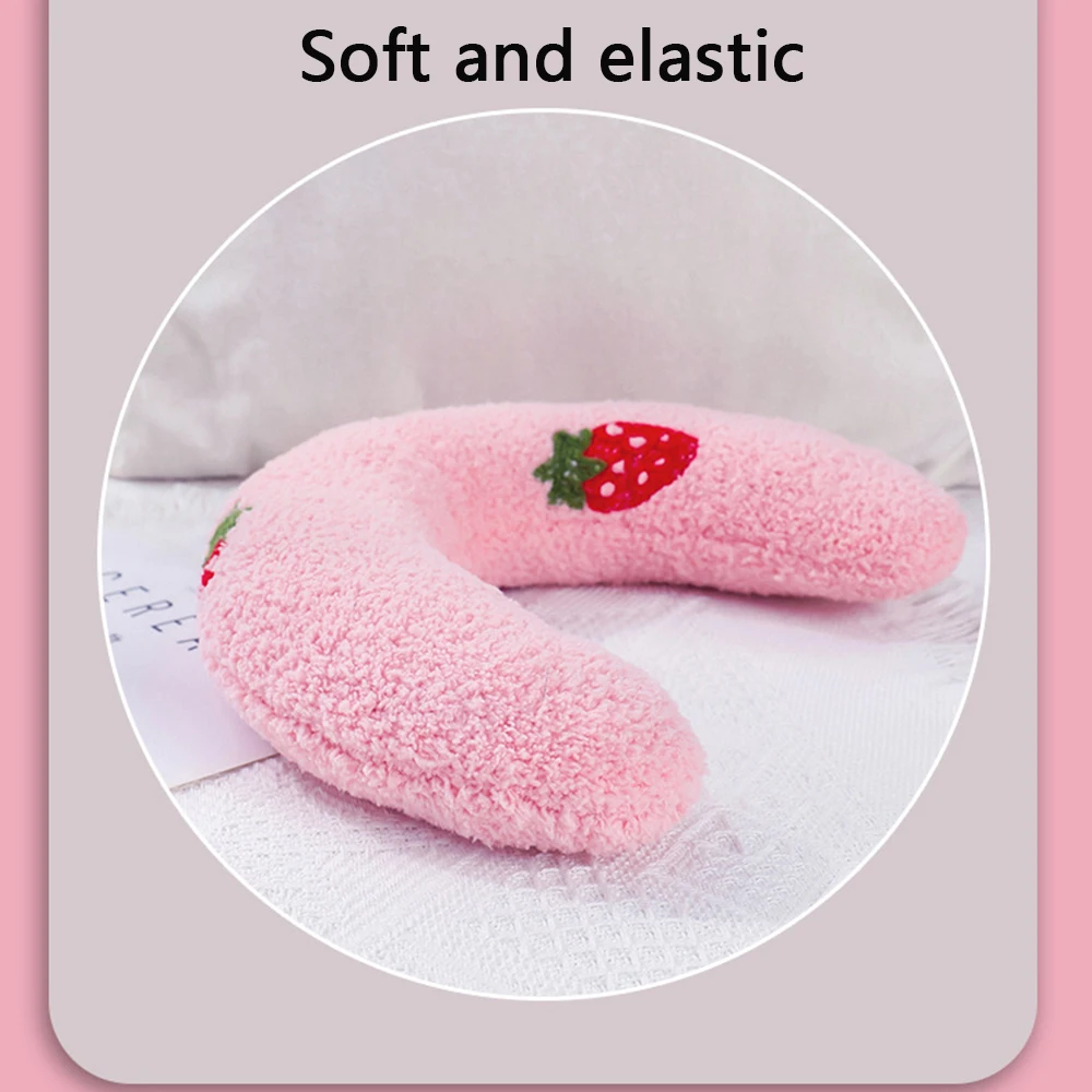 Almohada en forma de U para gato, Protector de cuello suave a la moda, almohada en forma de U para perro, sueño profundo, gatito, suave y grueso, resistente a mordeduras, fácil de limpiar - imagen 5
