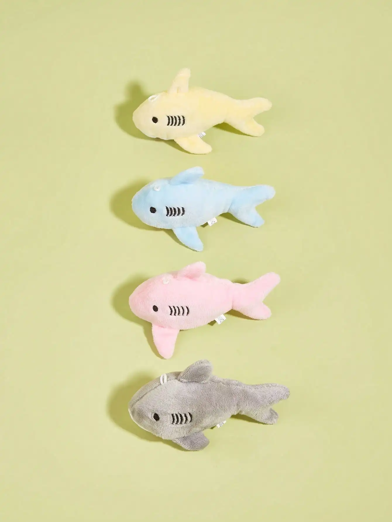 Juguete masticable de peluche tiburón para perros pequeños y cachorros - imagen 4