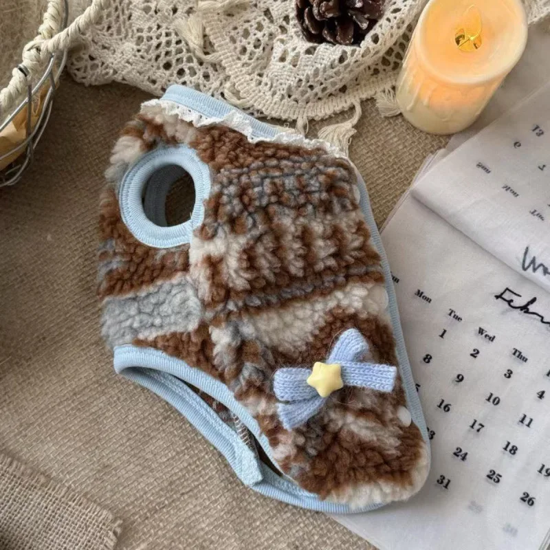 Ropa de invierno para cachorros, abrigos de lana para perros, chaqueta de lujo de felpa suave para perros, ropa gruesa y cálida para perros, perro salchicha, Chihuahua, 2025