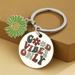 Llavero Only Good Vibes – Regalo Thinking Of You para mujeres
