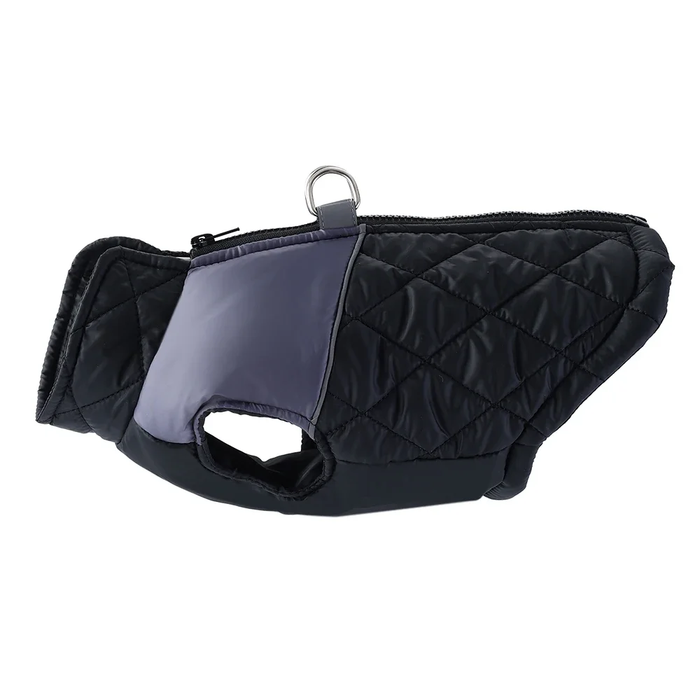 Chaqueta de invierno para perros pequeños y medianos, ropa reflectante a cuadros para cachorros con anillo en D, chaleco para Chihuahua y Yorkies, disfraces para mascotas - imagen 5