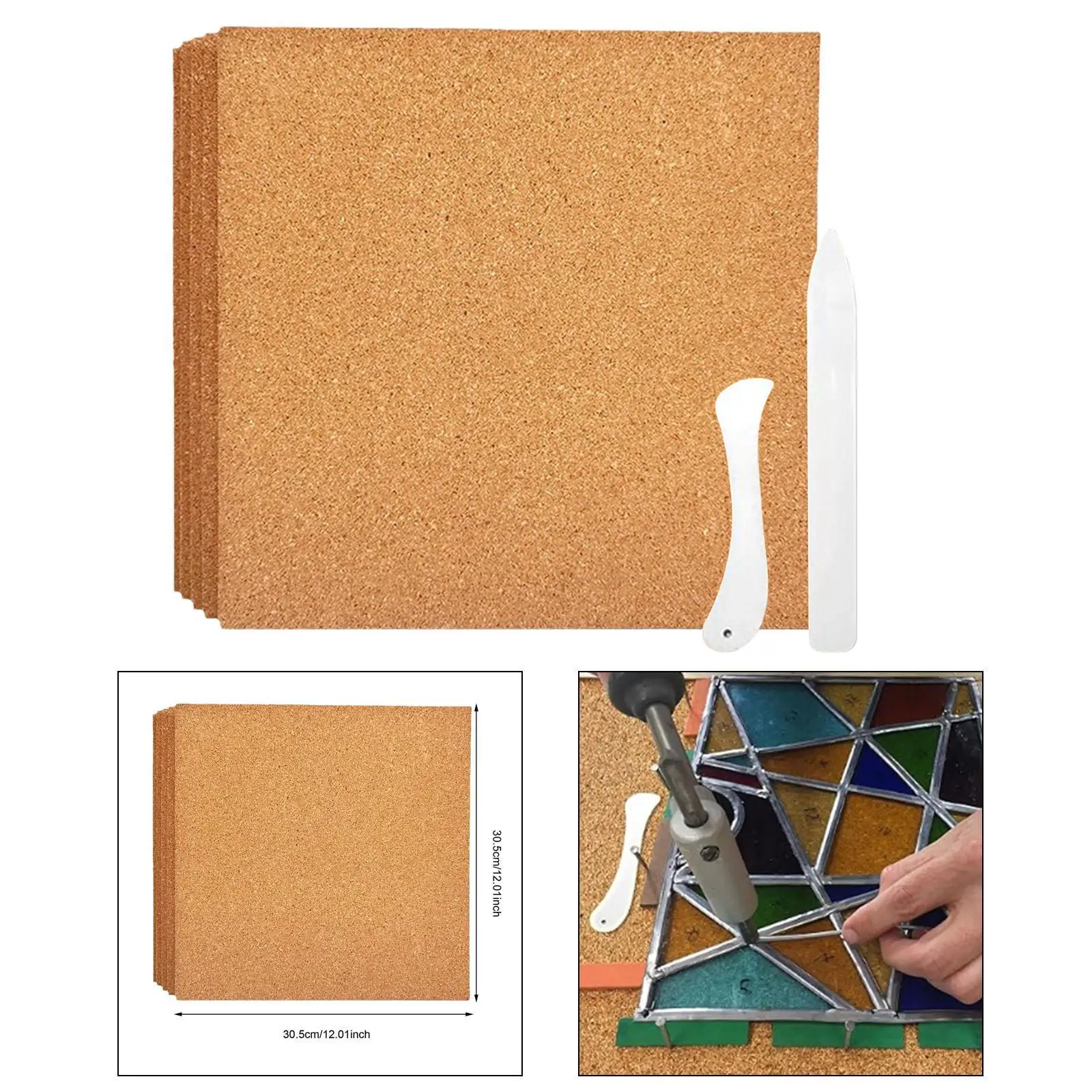 Stained Glass Supplies Crafting Accessories Protector Cutting Board Mat DIY for Flat Stained Glass Work Stained Glass Panels Art