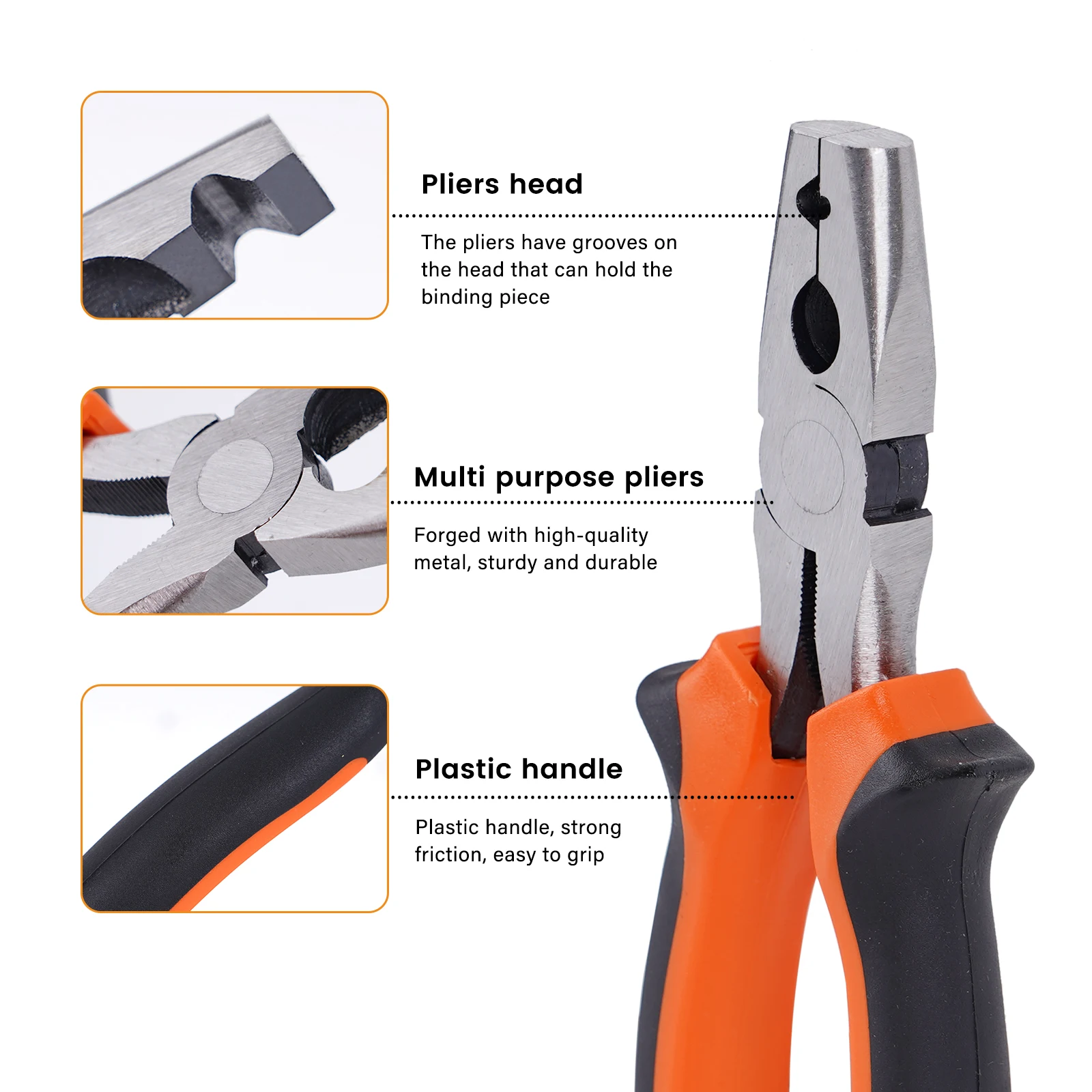 Pet Cage Installation Pliers Nails Chicken Quail Bird Rabbit Animal Cage Repair Clamp P Bayonet Nail Poultry cage accessories - imagen 3