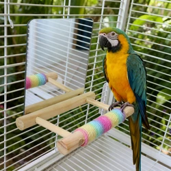 Cuerda de yute para loro – Juguete masticable resistente