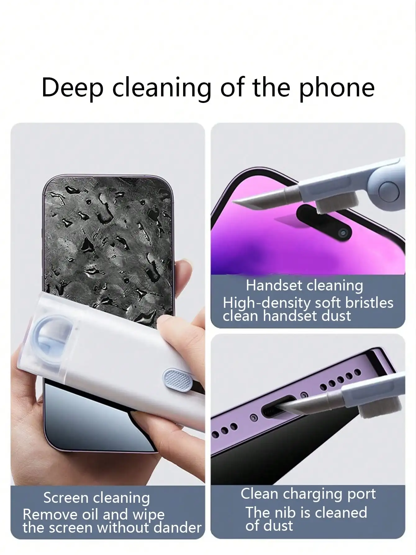 Kit de limpieza de teclado mecánico 7 en 1, herramienta de eliminación de polvo de ordenador con cepillo suave, limpiador de polvo multifuncional para teclados - imagen 3