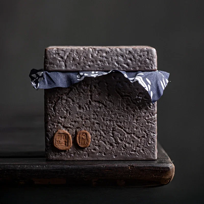 Caja de ceniza de gato de cerámica, tamaño grande, ceniza de ataúd de cremación humana personalizada japonesa, producto funerario de animales de entierro - imagen 3