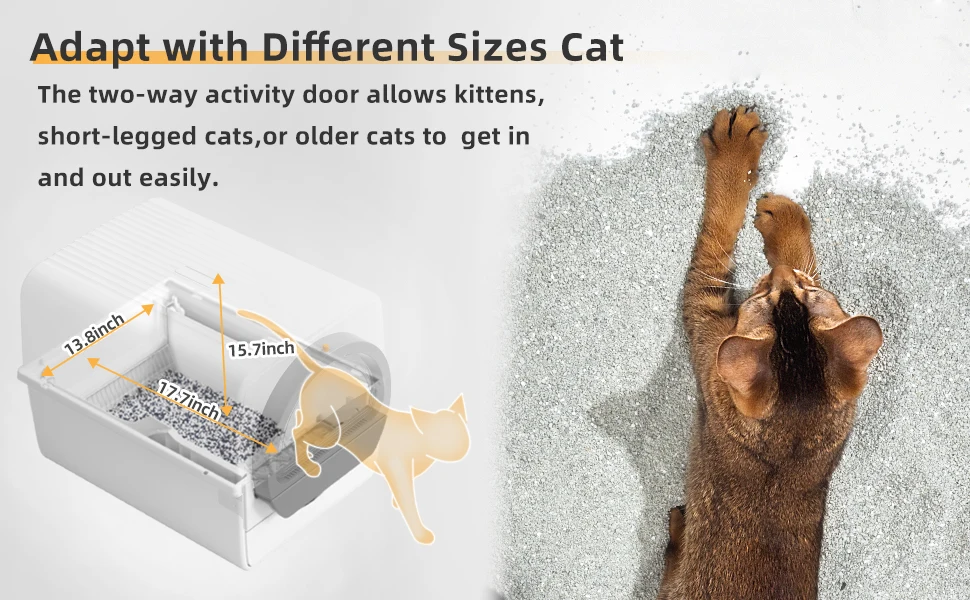 Self-Cleaning Cat Litter Boxes-3