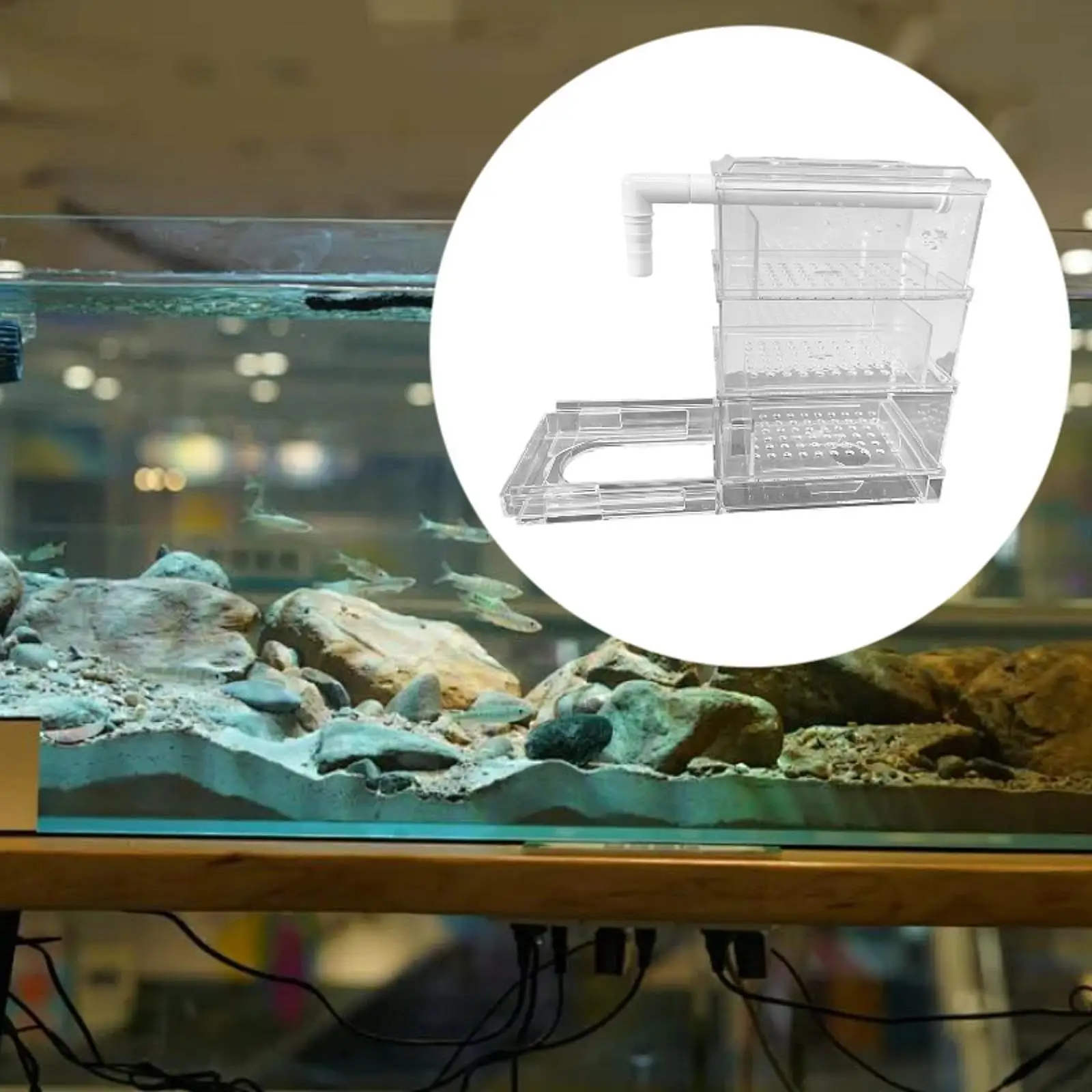 Aquarium Filter Drip Box Overflow Pipe Filter Circulation Water Cleaning Multi Layer Filtration Device Fish Tank Top Filter Aquarium Filter Drip Box Overflow Pipe Filter Circulation Water Cleaning Multi Layer Filtration Device Fish Tank Top Filter