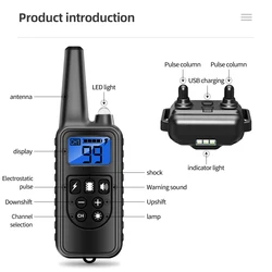 Collar antiladridos eléctrico para perros con mando a distancia