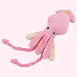 Juguete de cuerda pulpo para perros – Resistente a mordeduras y divertido