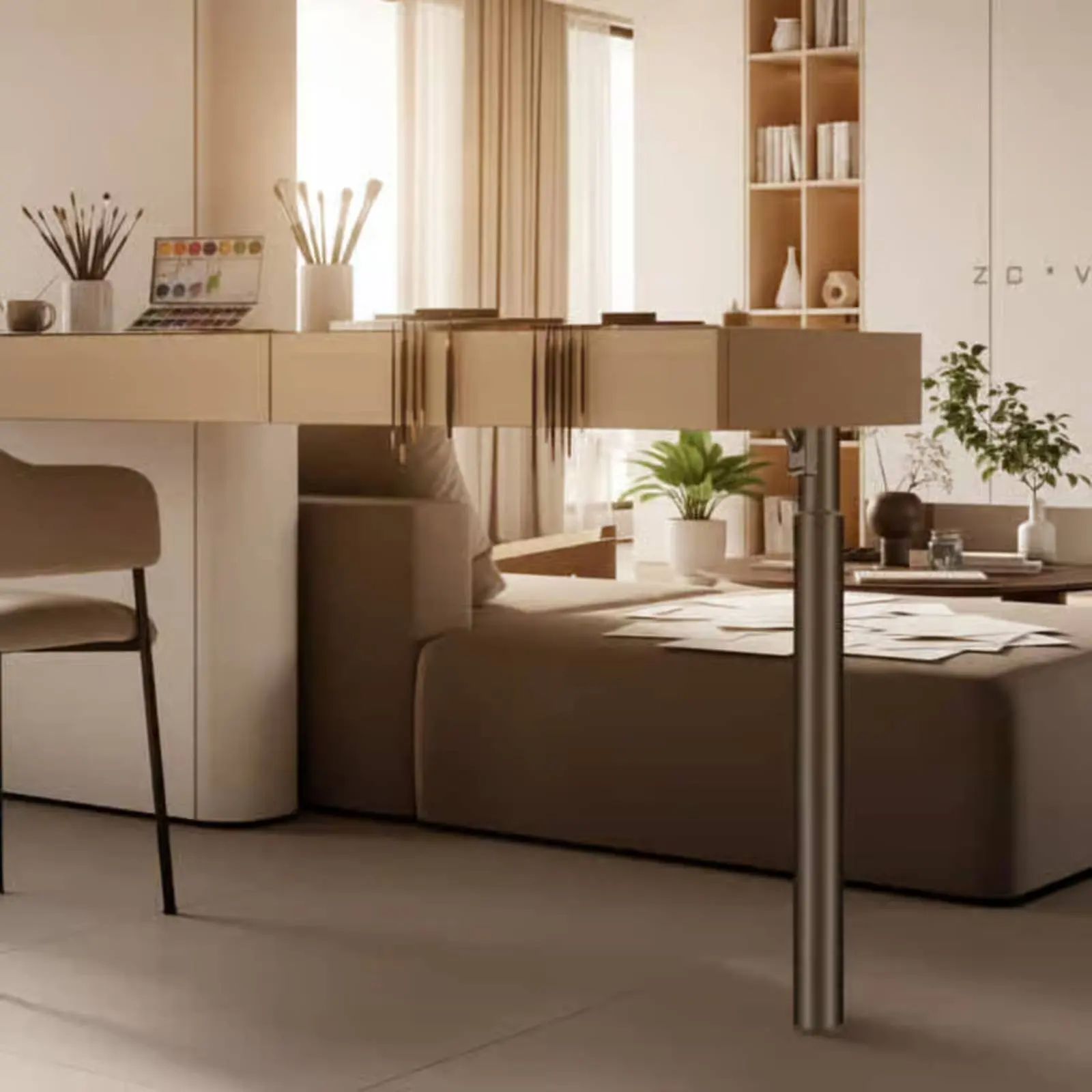 Pata mesa ajustable plegable resistente al óxido para gatos y perros - imagen 4