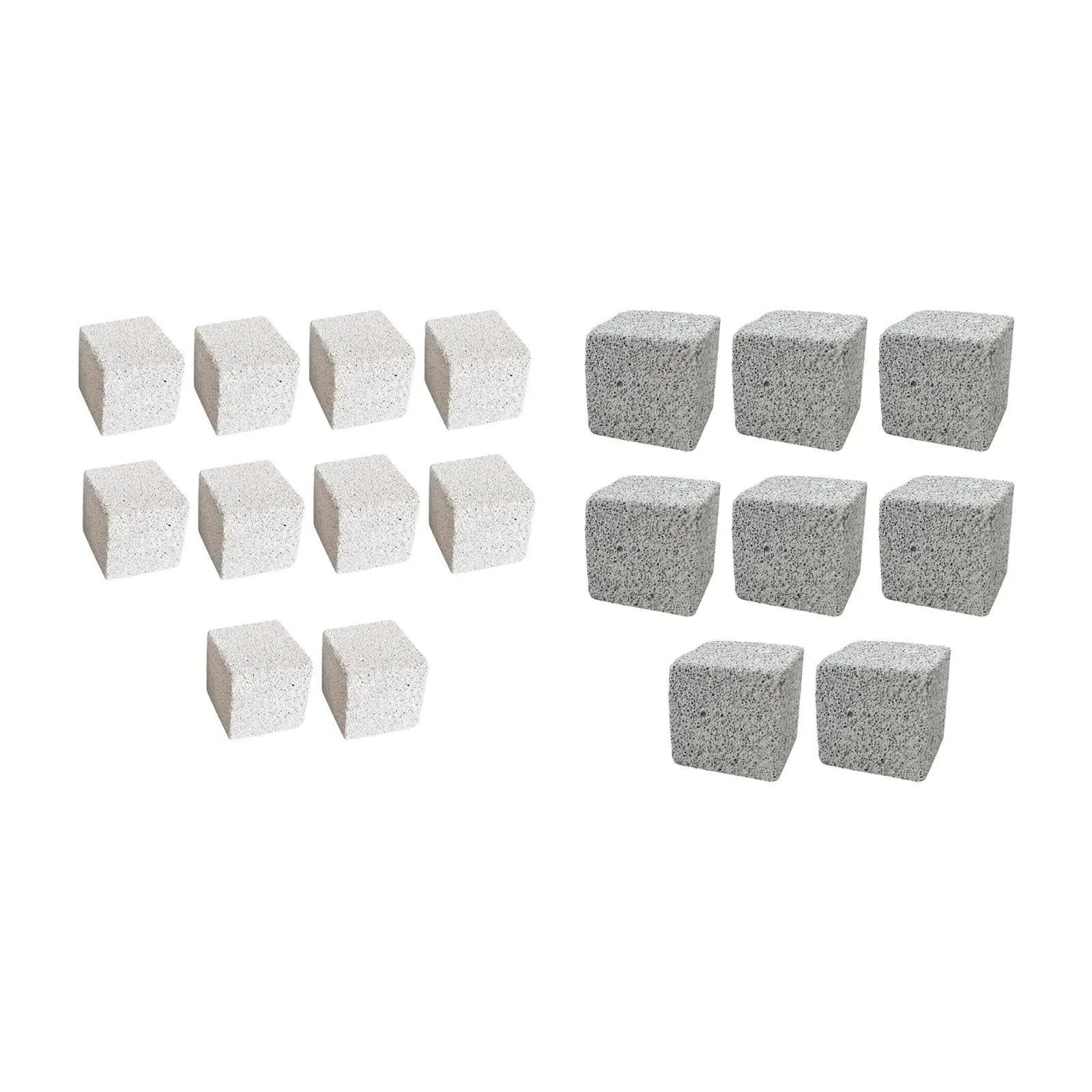 10 Pcs Stone Square Hamster Grinding Supplies Chew Toy, Rodent