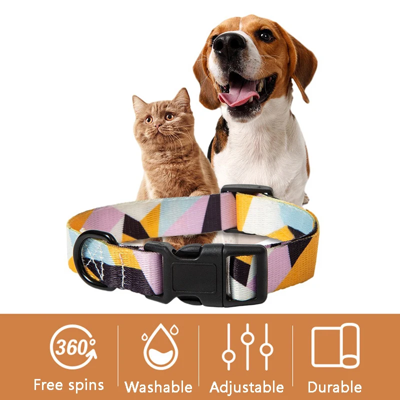Collar y correa de estilo bohemio para perros pequeños, medianos y grandes, collares ajustables para cachorros y gatos, accesorios para caminar, suministros para mascotas - imagen 3