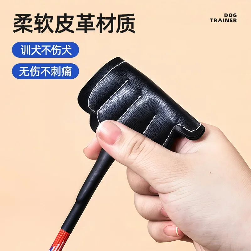 Palo para perros Pet Love Pat, látigo de cuero para entrenamiento de perros, suministros de entrenamiento para mascotas y gatos - imagen 3