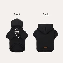 Sudadera con capucha para perros y gatos – Abrigo cálido de invierno