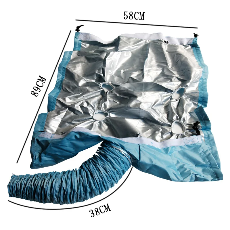 Secador de pelo para perros y mascotas, bolsas de secado rápido plegables portátiles, bolsa de aseo, bolsa de secado de pelo para mascotas, Kit de herramientas secas eficiente - imagen 5