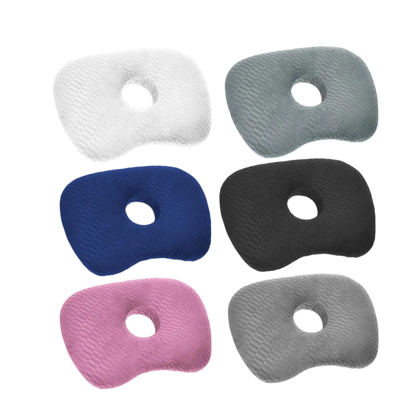 Almohada lavable para Piercing en la oreja, Protector de almohada para dormir de felpa con orificio para la oreja para mujeres, hombres, hogar y dormitorio - imagen 3