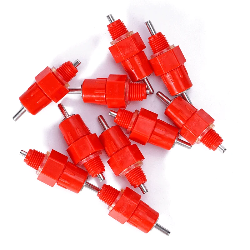 Tetina automática para beber pollo con tubo de conexión, accesorios en T de PVC, conector en T para alimentador de bebedero de ganado de 20mm, 5 uds. - imagen 4