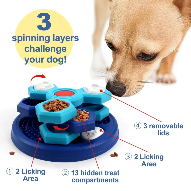 Juguete comedero lento para perros – Entretenimiento con comida - imagen 4