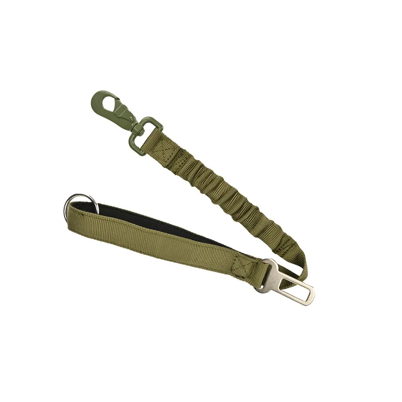 Nuevo Correa elástica táctica para perros, correa para perros sin tirones, correas reflectantes absorbentes de golpes para mascotas con cinturón de seguridad de coche para perros grandes - imagen 5