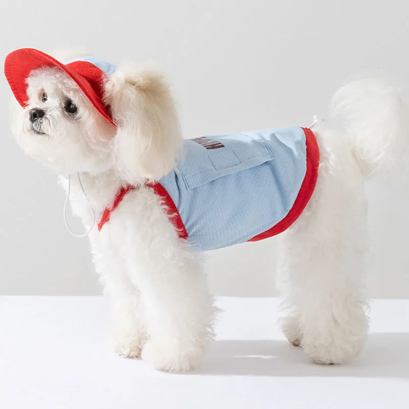 Ropa de protección solar ajustable para mascotas, ropa de protección solar para gatos al aire libre, ropa fría para perros, ropa refrescante para perros - imagen 5