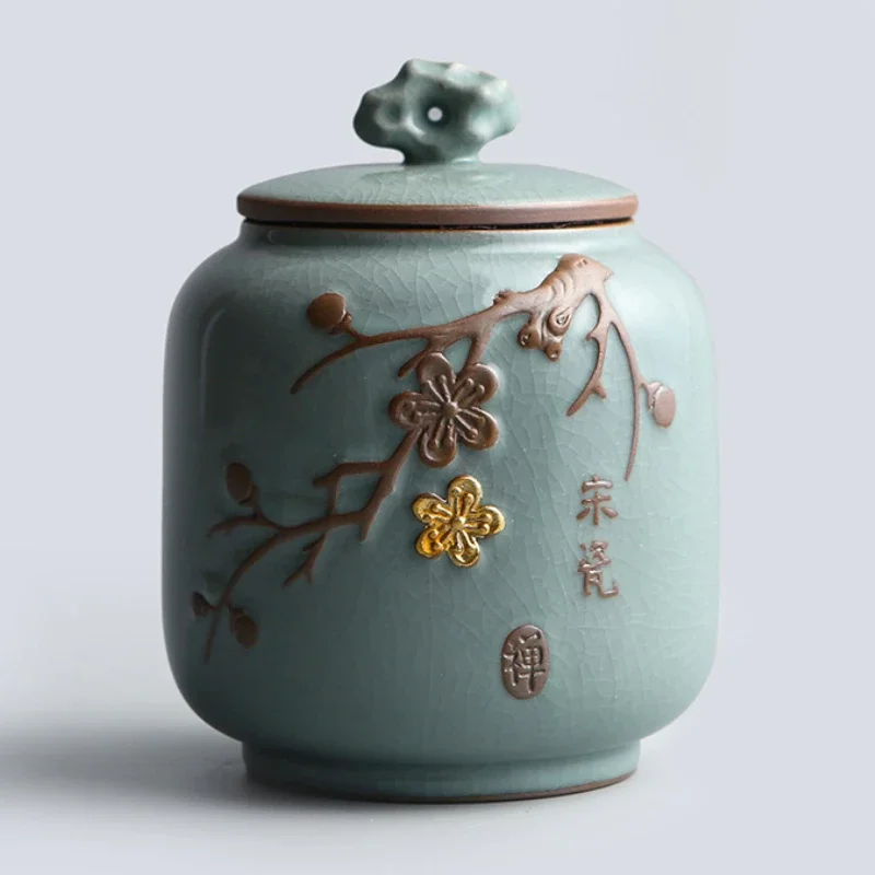 Cenizas de celón de loto talladas a mano, urna para mascotas, cremación de perros y gatos, urnas de cerámica, tarro sellado, arte conmemorativo funerario, tamaño grande - imagen 5