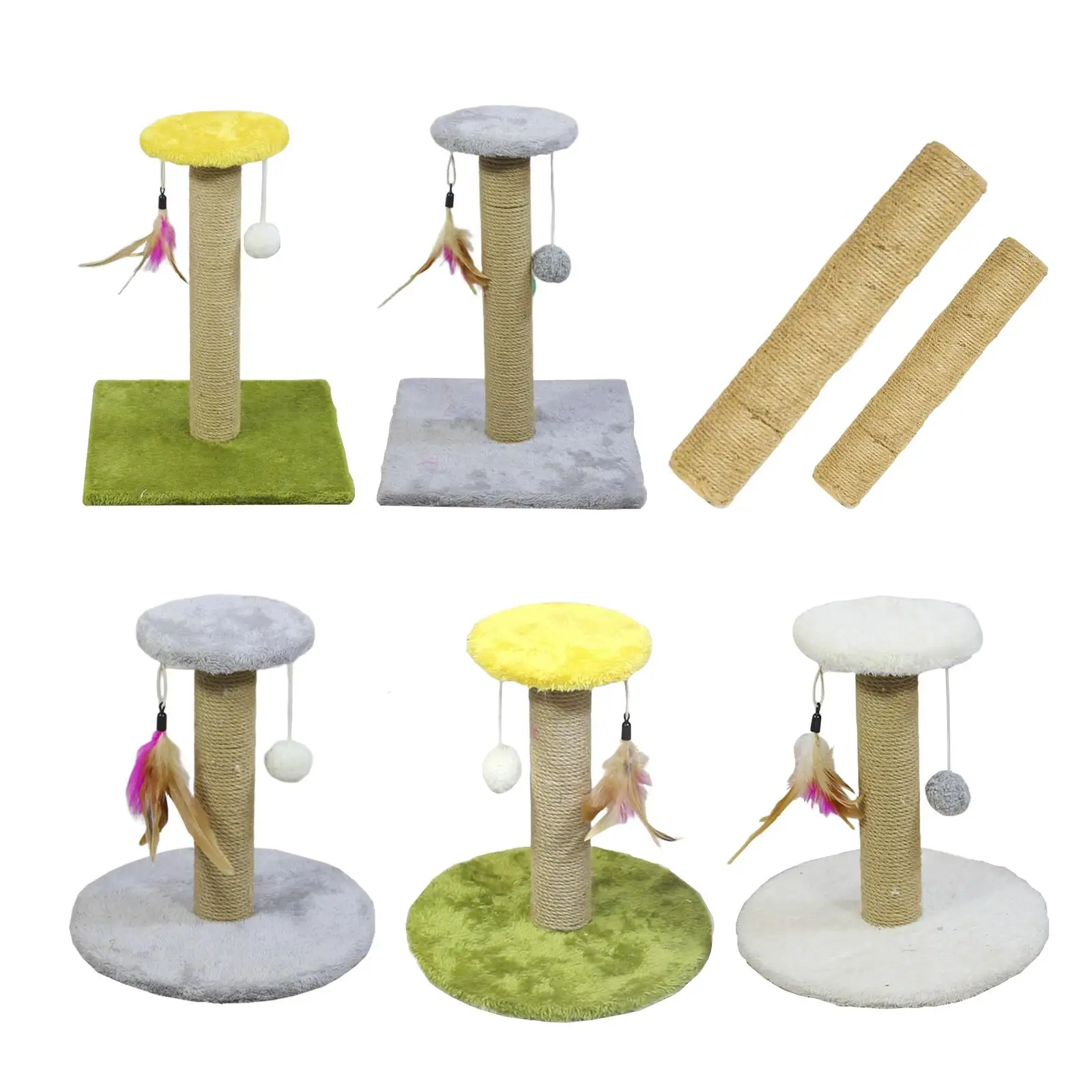Rascador de sisal premium para gatos - poste rasca muebles duradero - imagen 5