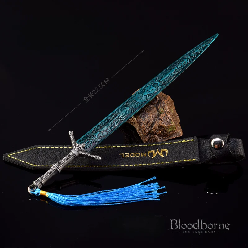 22cm Elden Ring Holy Moonlight Ludwig Blood Borne arma juego periférico anime modelo de dibujos animados accesorios ornamento niños juguete para regalo - imagen 2