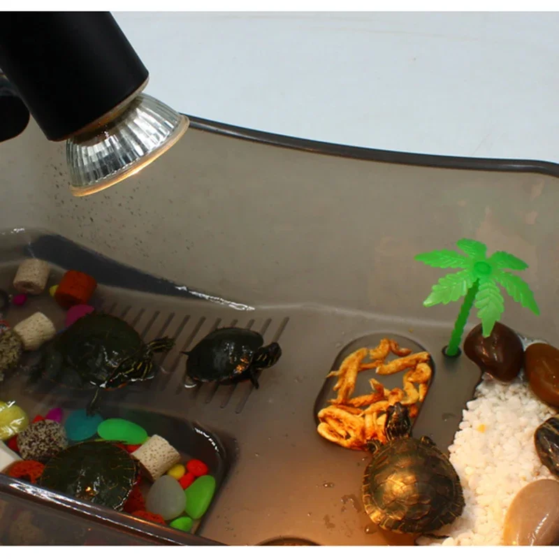 Lámpara UV para reptiles, Bombilla calefactora para tortugas, lagarto, hámster, controlador de temperatura, accesorios para reptiles, suplemento de calcio, 25W/50W/75W - imagen 3