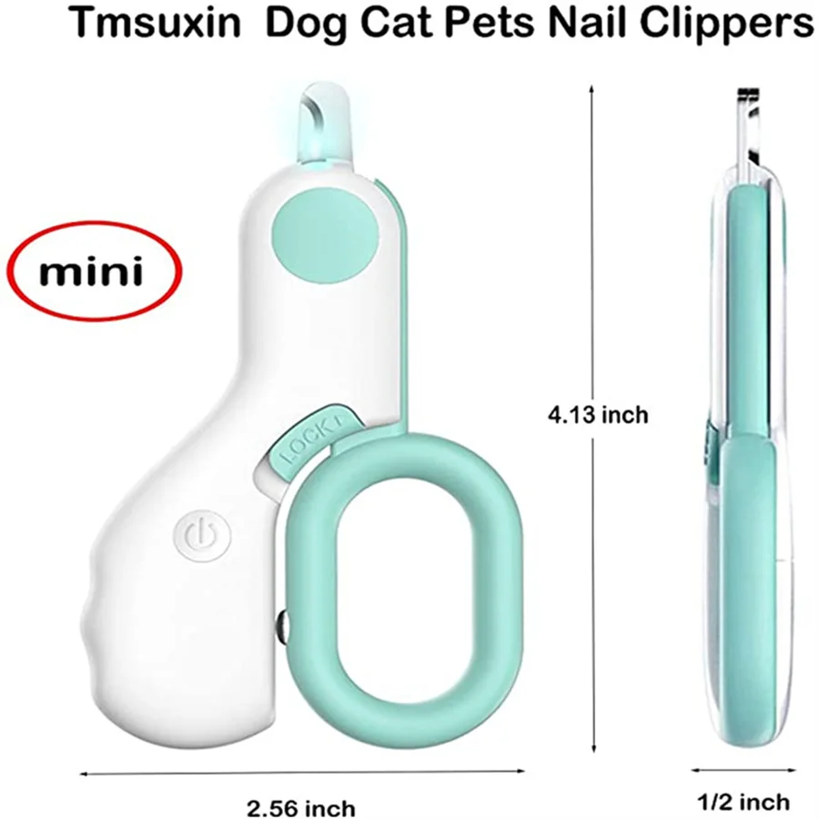 Cortauñas con LED, bloqueo seguridad para gatos y perros - imagen 4