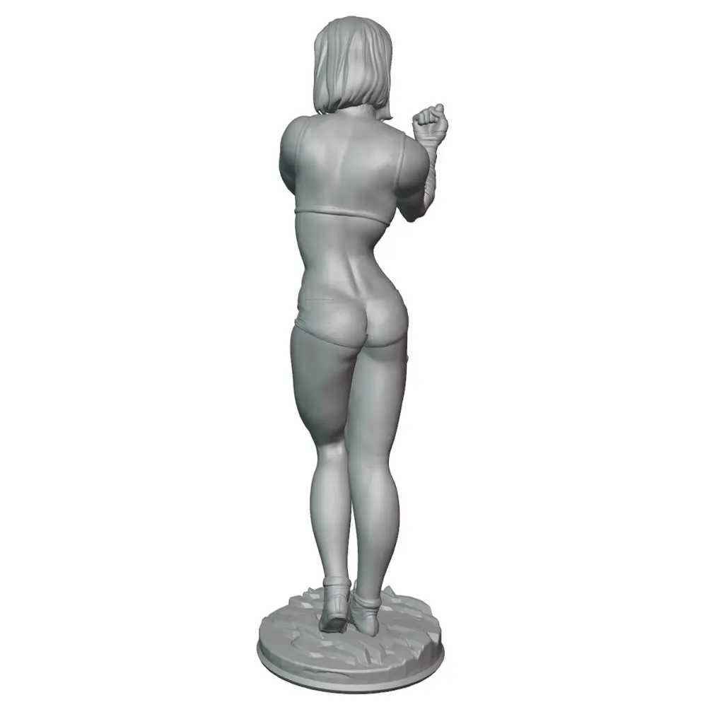 Miniatura de resina para pintar – Figura coleccionable para gatos - imagen 3