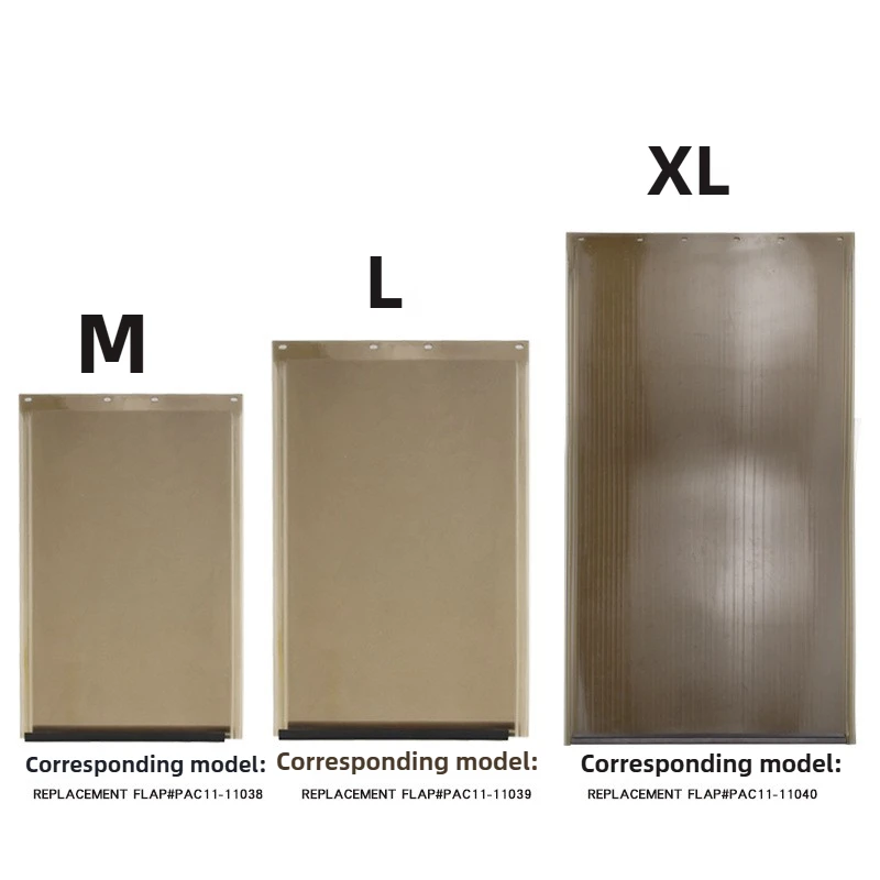 Aletas de puerta para perros de TPU suave para PETSAFE-PCA11, puertas de repuesto para perros, aletas de cortina para entrar en salida libre, Panel para cachorros, suministros para mascotas - imagen 5