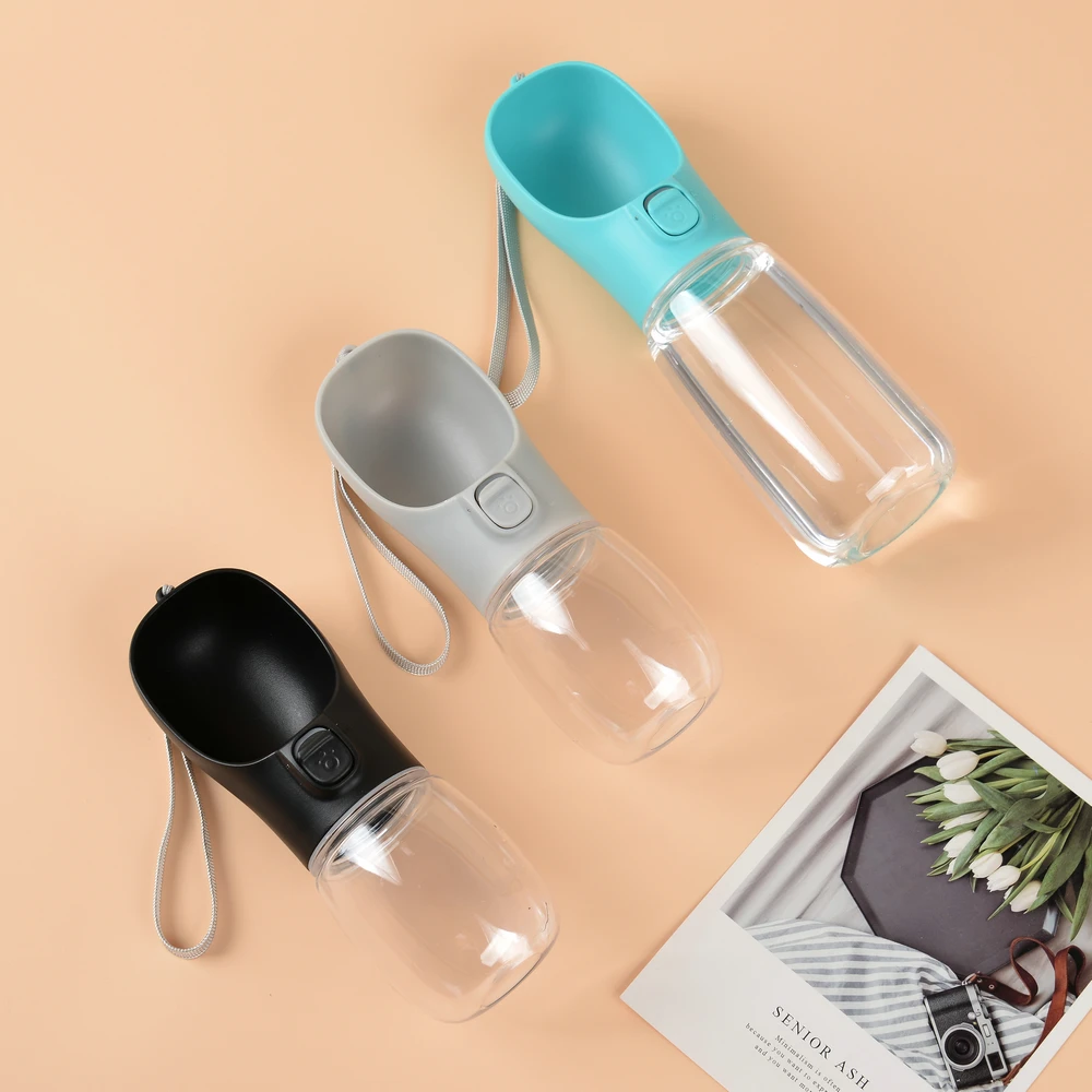 Botella de agua 550 ml para perros y gatos - portatil para exterior - imagen 3