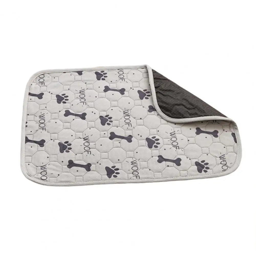 Almohadilla lavable para orinar para mascotas, alfombrilla para pañales para perros muy absorbente con estampado de dibujos animados, esterilla de entrenamiento de secado rápido para gatos - imagen 3