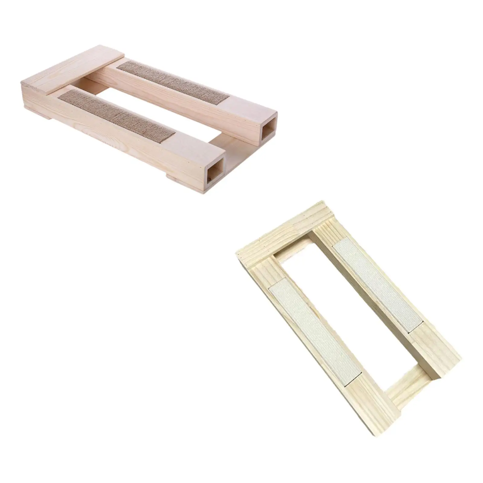 Cat Breeding Supplies Wooden Elevated Scratching Resistant Scratching Board