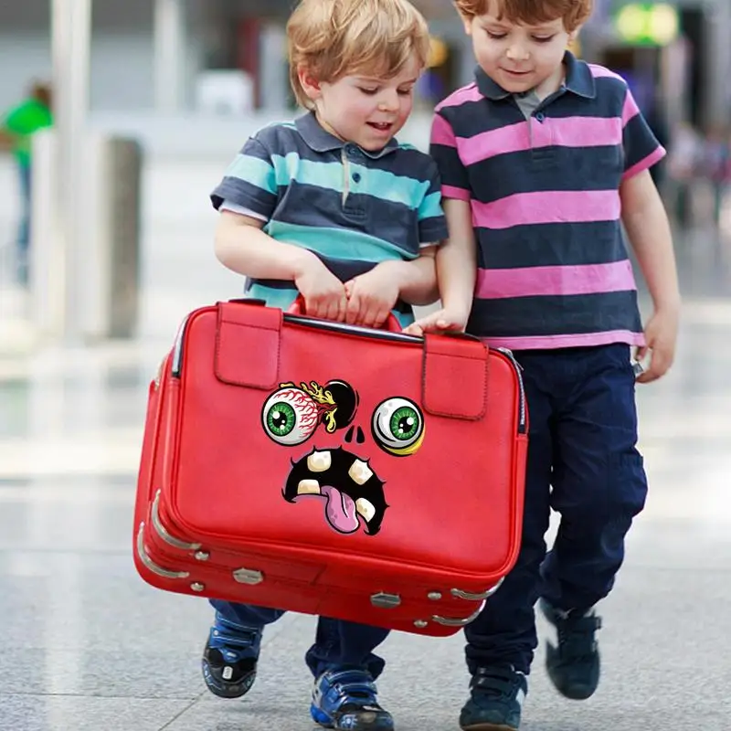 Hoja de calcomanía de calabaza de Halloween, calcomanías de PVC impermeables, adorno de fiesta temática para mesa de centro, equipaje - imagen 5