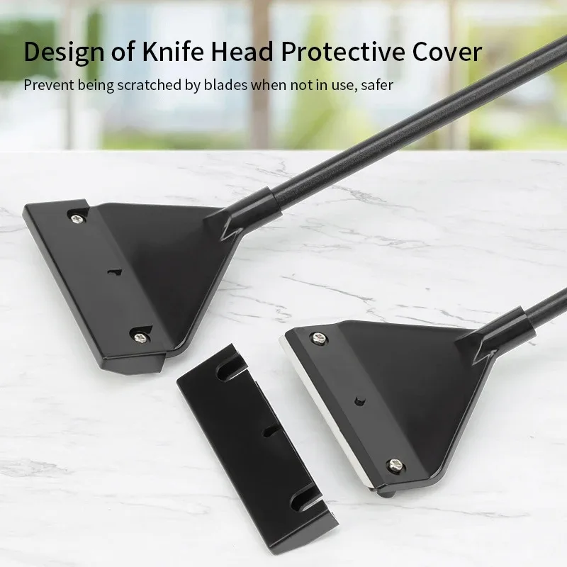 Herramienta de limpieza de pecera, eliminación de algas de arena plana, raspador de eliminación de algas de vidrio de doble uso, herramienta de limpieza del hogar, accesorios para acuario - imagen 4