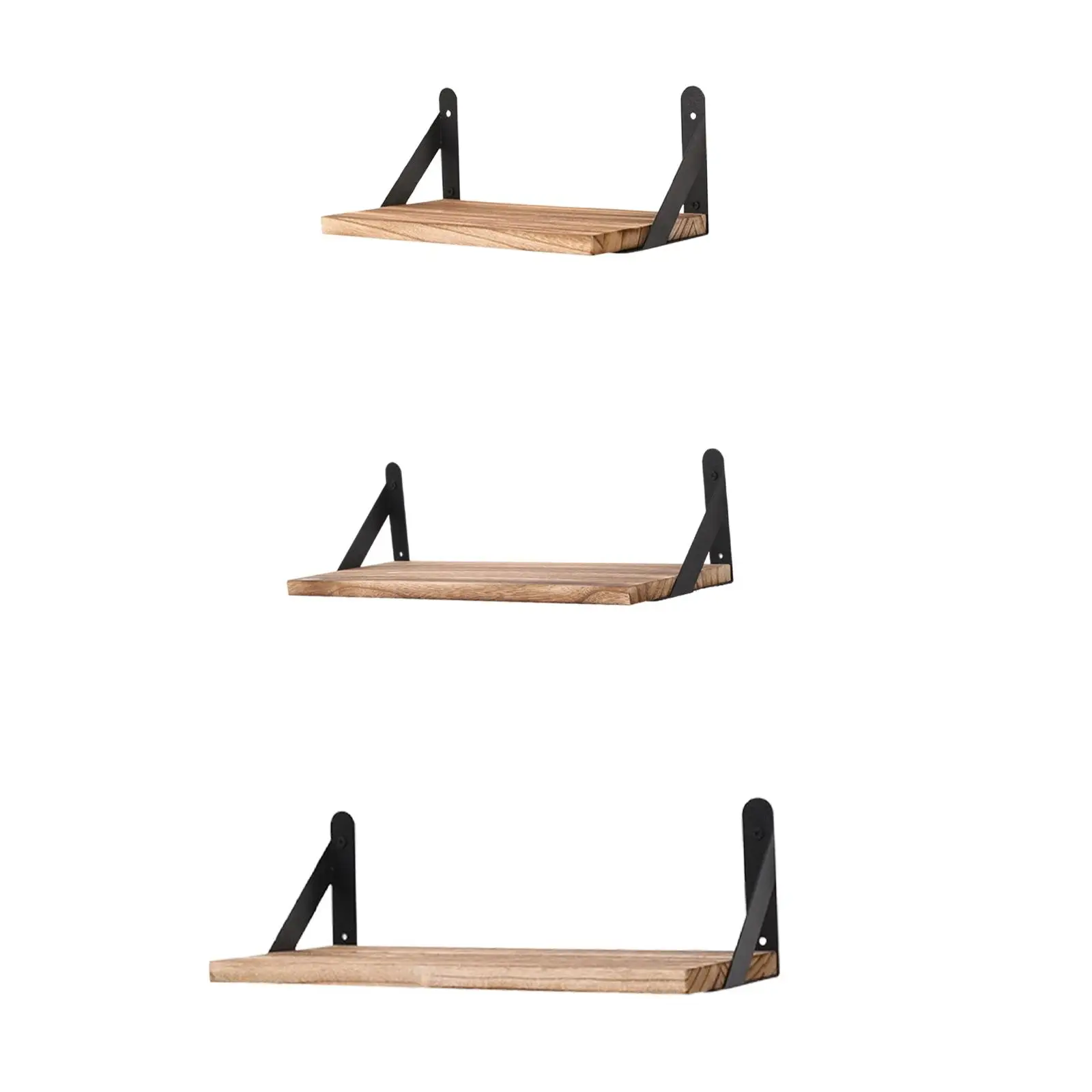 Hanging Bookshelf Office Home Furnishing Wooden Display Workshop Living Room Farmhouse Room Floating Shelf Wall Floating Shelf