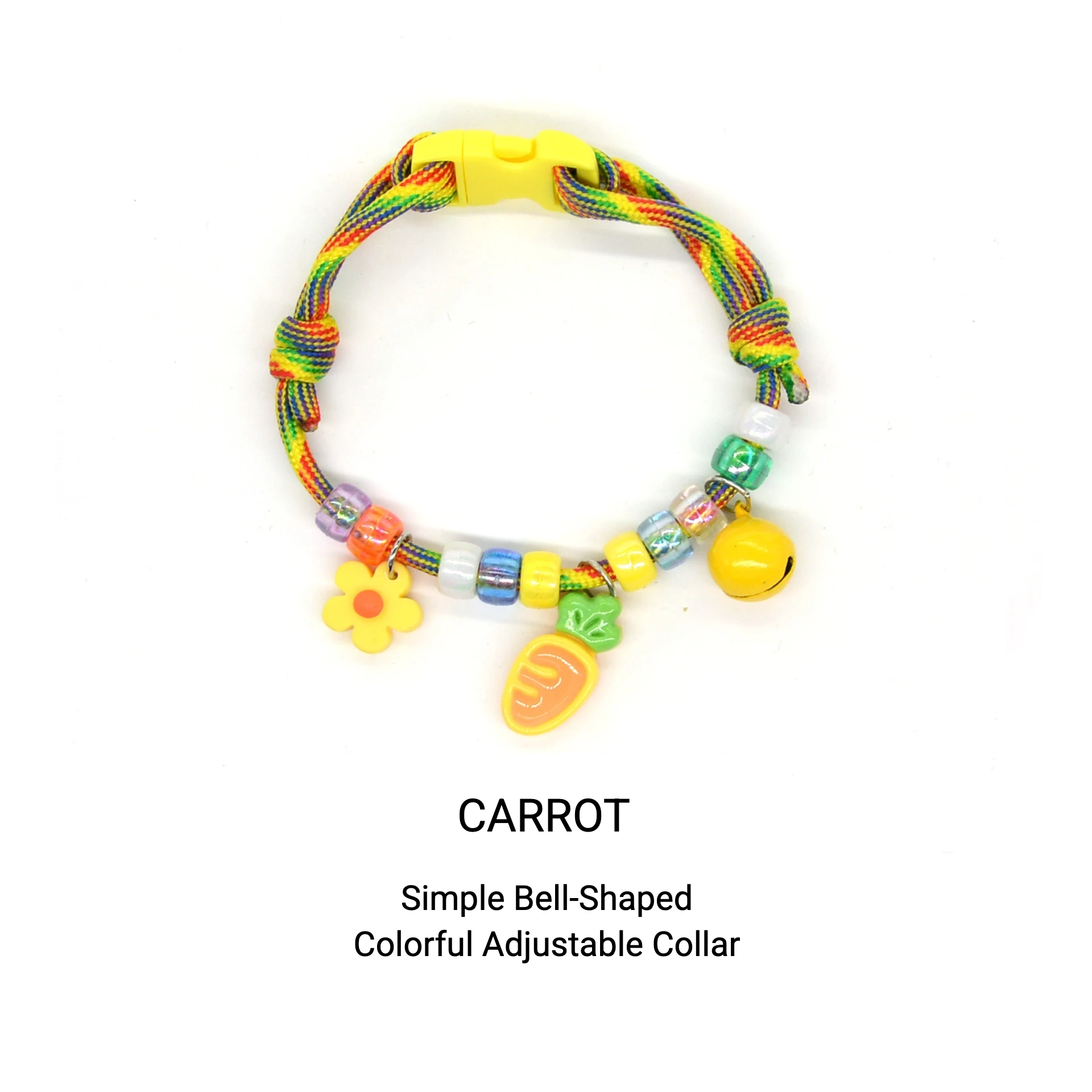 Collar para gatos y perros con estampado de pata, ajustable y campana - imagen 2
