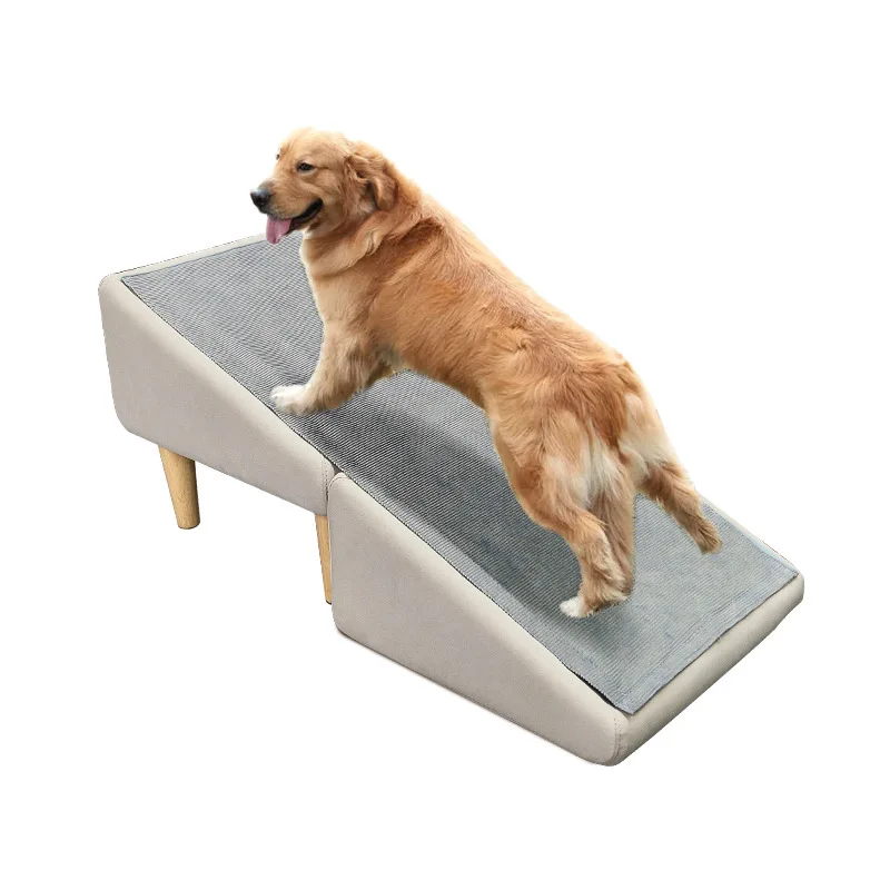 Rampa plegable de madera para perros pequeños, medianos y gatos - imagen 5
