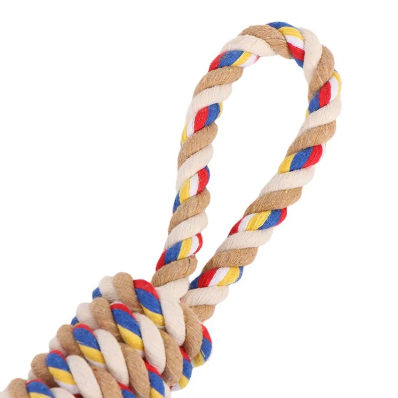 Juguetes Para Mascotas de 39CM, cuerda para morder dientes molares para perros grandes, juguetes para perros rottweiler, Golden Retriever, masticar dientes, juguetes grandes - imagen 5