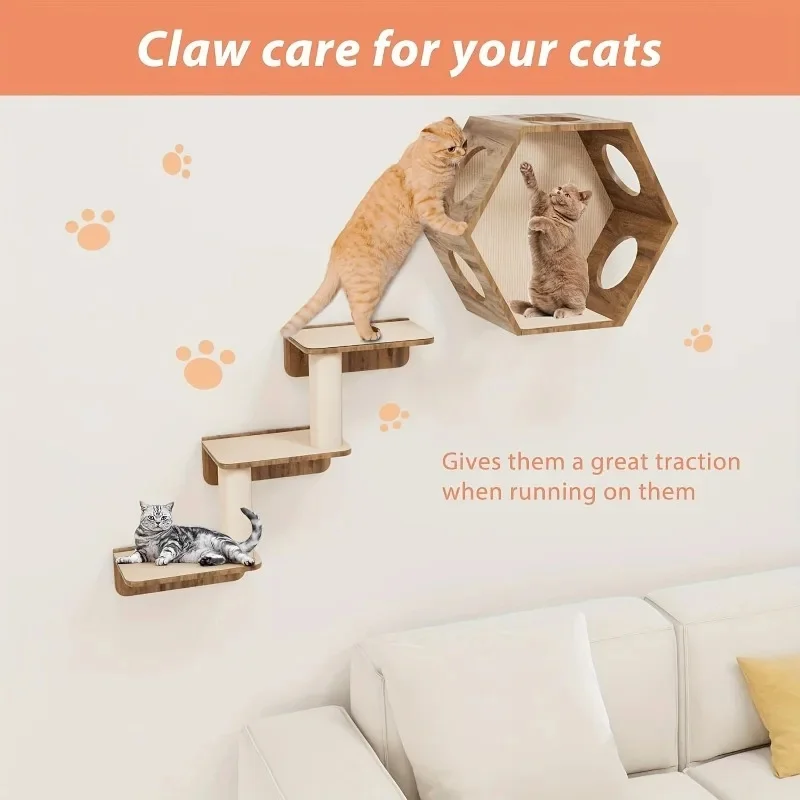 Tapete rascador autoadhesivo para gatos – protege muebles y cuida uñas - imagen 4