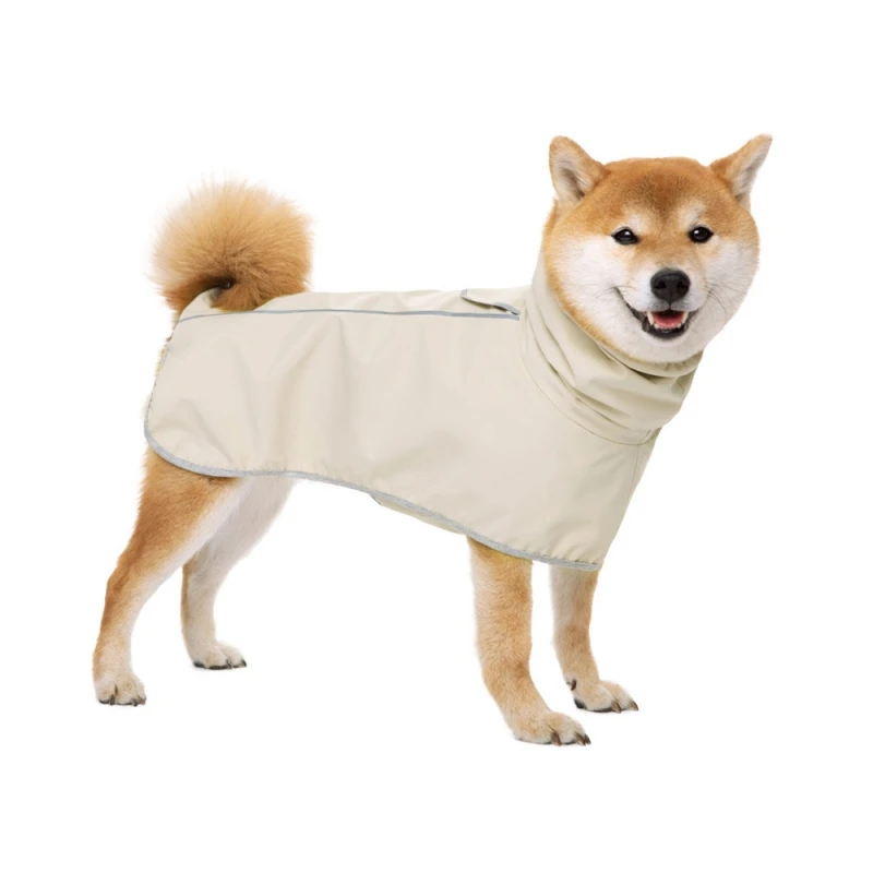 Chubasquero grande para perros, ropa impermeable para cachorros, ropa reflectante para mascotas a prueba de viento para Poncho Labrador Golden Retriever Corgi, accesorio para perros - imagen 5