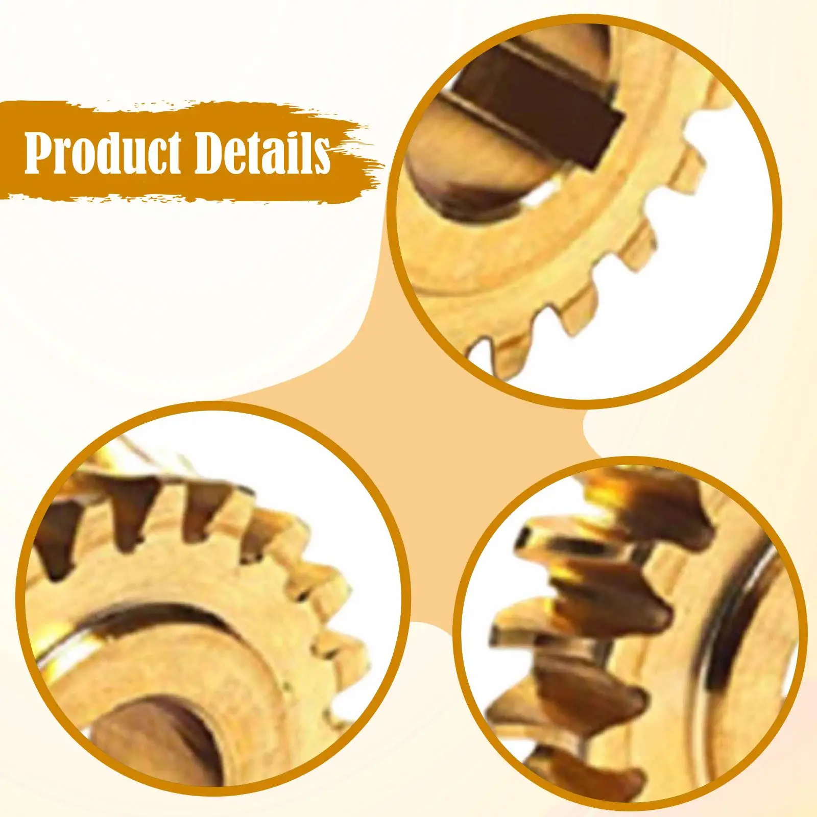 Snow Blower Worm Gear 51405 Repairing Metal Efficient Easily Install Easy to Use Snowblower Accessories Replaces Spare Parts