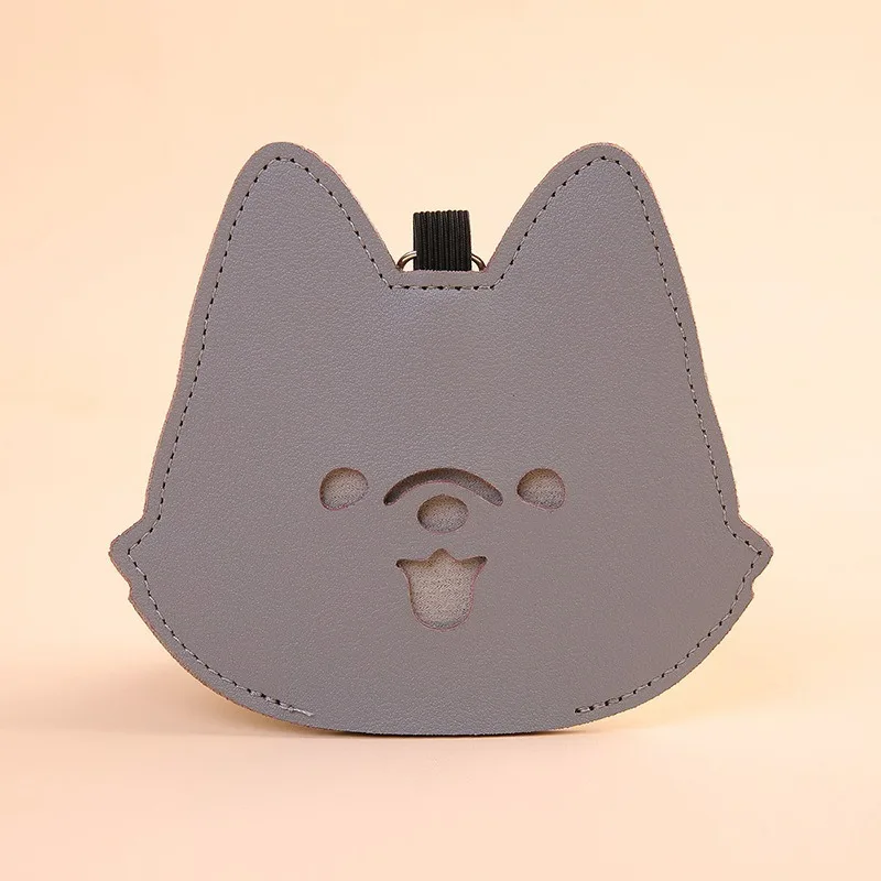 Bolsa para caca de cachorro de dibujos animados, correa portátil para limpieza de mascotas, bolsa de cuero, 1 ud. - imagen 4