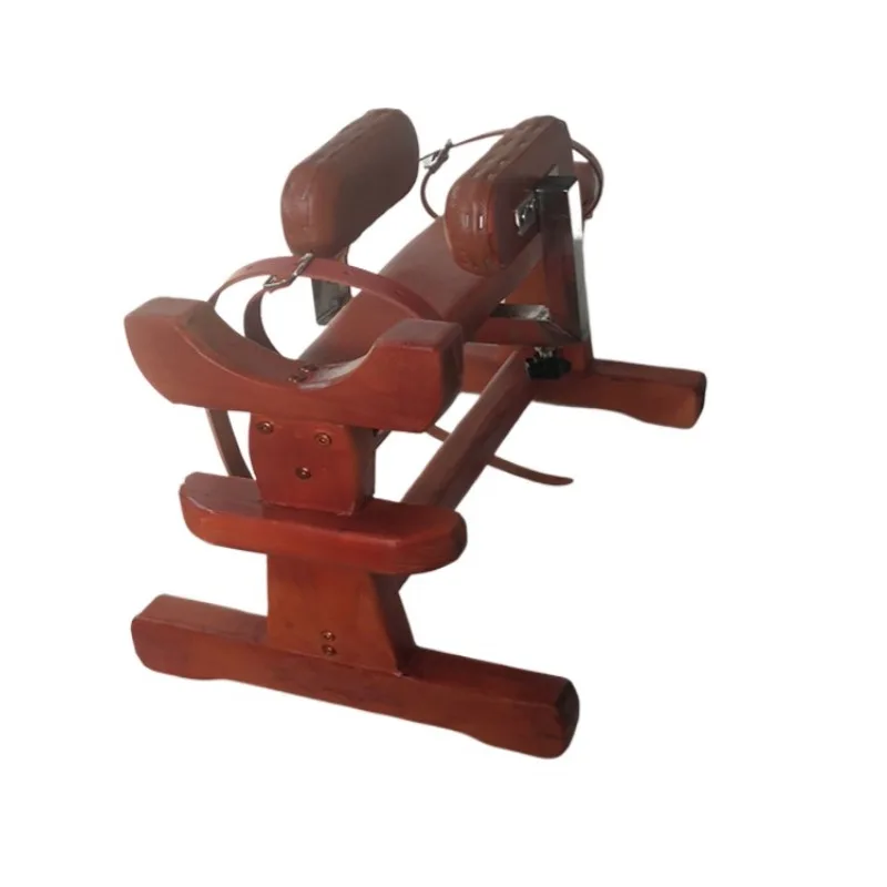 Mesa de acupuntura y moxibustión de madera maciza para mascotas, mesa de operaciones de cuero para mascotas, encuadernación fija, productos de rehabilitación médica - imagen 4